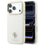 Guess Saffiano Small 4G & Classic Logo MagSafe dėklas iPhone 17 Pro Max / 18 Pro Max - smėlio -- iPhone 17 Pro Max /...