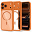 Tech-Protect MagPeak MagSafe CC dėklas iPhone 18 Pro / 17 Pro - Skaidrus oranžinis -- iPhone 18 Pro / iPhone 17 Pro