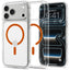 Spigen Ultra Hybrid MagSafe dėklas iPhone 18 Pro / 17 Pro - permatomas oranžinis -- iPhone 18 Pro / 17 Pro