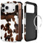 Tech-Protect Lamano MagSafe dėklas iPhone 18 Pro / 17 Pro - baltas ir rudas -- iPhone 18 Pro / iPhone 17 Pro