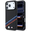 BMW M Quadrille Kevlar Print Tricolor Lines & Metal Logo MagSafe dėklas iPhone 18 Pro / 17 Pro - juoda -- iPhone 18 Pro /...