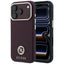 Guess Grained Round Strass Logo MagSafe dėklas iPhone 18 Pro Max / 17 Pro Max - Karmininė spalva -- iPhone 18 Pro Max /...