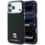 Dėklas Karl Lagerfeld Grained Karl Head Metal MagSafe telefonams iPhone 18 Pro / 17 Pro - Juoda -- iPhone 18 Pro / iPhone...