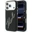 Dėklas Karl Lagerfeld Smooth Big Resin Signature Logo, skirtas iPhone 18 Pro / 17 Pro - Juodas -- iPhone 18 Pro / iPhone...