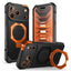 Dėklas Supcase UB Grip Mag MagSafe Aramid telefonams iPhone 18 Pro Max / 17 Pro Max - juodas ir oranžinis -- iPhone 18...