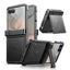 Dėklas Tech-Protect Kevlar Pro skirtas Samsung Galaxy Z Flip 8 - juodas -- Samsung Galaxy Z Flip 8