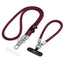 Telefono dirželių rinkinys Tech-Protect C10S Rope Crossbody & Wrist, bordo / titano spalvos -- Uncategorized