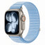 Dirželis Tech-Protect NylonLoop Apple Watch 8 / 9 / 10 / 11 / 12 / SE / Ultra (44 / 45 / 46 / 49 mm), šviesiai mėlynas --...