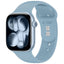 Dirželis Tech-Protect Silicone Apple Watch 8 / 9 / 10 / 11 / 12 / SE (40 / 41 / 42 mm), mėlynas -- Apple Watch 8 (41 mm),...