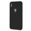 Ferrari silikoninis dėklas iPhone XS Max – juodas -- iPhone XS Max