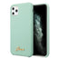 Guess silikoninis dėklas iPhone 11 Pro Max – žalias -- iPhone 11 Pro Max