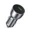 Ugreen automobilinis įkroviklis USB / USB Type C Quick Charge 3.0 Power Delivery 36W 3A Pilkas (CD213 60980) -- Cell...