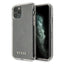Guess dėklas iPhone 11 Pro – sidabrinis su blizgučiais -- iPhone 11 Pro