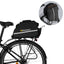 Wozinsky Didelis dviračio bagažo krepšys 35l + lietaus apsauga juodas (WBB19BK) -- Bicycle Bags