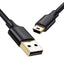 Ugreen laidas USB - mini USB 480 Mbps 3 m juodas (US132 10386) -- Cell phone cables