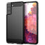 Carbon Case TPU dėklas Samsung Galaxy S21+ 5G – juodas -- Samsung Galaxy S21+