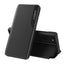 Eco Leather View Case dėklas Samsung Galaxy A72 4G – juodas -- Samsung Galaxy A72