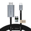 Kabelis Tech-Protect UltraBoost USB-C į HDMI 2.1 8K 60 Hz 300 cm, pilkas -- Uncategorized