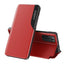 Eco Leather View dėklas Xiaomi Redmi K40 / Poco F3 – raudonas -- Xiaomi Redmi K40 Pro+