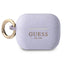 Guess silikoninis dėklas AirPods Pro – violetinis, blizgus -- AirPods Pro