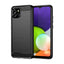 Carbon Case TPU dėklas Samsung Galaxy A03s – juodas -- Samsung Galaxy A03s