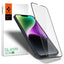 Spigen Glass FC grūdintas stiklas iPhone 13/13 Pro/14/16e – juodas
