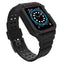 Apsauginis dirželis Protect Strap Band laikrodžiui Apple Watch 38/40/41mm su šarvuotu dėklu - juodas -- Apple Watch