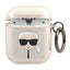 Karl Lagerfeld blizgus dėklas AirPods 1/2 – auksinis