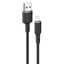 Acefast MFI USB - Lightning laidas 1.2 m, 2.4A, juodas (C2-02 black)