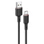 Acefast USB - USB-C laidas 1.2 m, 3A, juodas (C2-04 black)