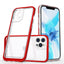 Skaidrus 3in1 dėklas iPhone 12 Pro Max – raudonas -- iPhone 12 Pro Max