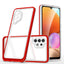 Skaidrus 3in1 dėklas Samsung Galaxy A32 5G – raudonas -- Samsung Galaxy A32