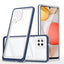 Skaidrus 3in1 dėklas Samsung Galaxy A42 5G – mėlynas -- Samsung Galaxy A42