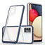 Skaidrus hibridinis dėklas Samsung Galaxy A03s – mėlynas -- Samsung Galaxy A03s