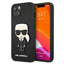 Karl Lagerfeld Saffiano dėklas iPhone 13 mini – juodas