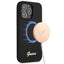 Guess MagSafe silikoninis dėklas iPhone 13/13 Pro – juodas -- iPhone 13 Pro