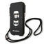 Karl Lagerfeld Saffiano telefono krepšelis 6,7" – juodas -- Cell phone cases and covers