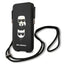 Karl Lagerfeld Saffiano telefono dėklas 6,1" – juodas -- Cell phone cases and covers