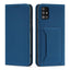 Magnetinis dėklas-piniginė Samsung Galaxy A12 5G – mėlynas -- Samsung Galaxy A12