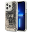 Karl Lagerfeld Liquid Glitter dėklas iPhone 13 Pro Max – juodas