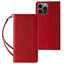 Magnet Strap dėklas iPhone 14 Pro – raudonas, piniginė
