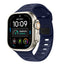 Dirželis Tech-Protect Silicone Line Apple Watch 8 / 9 / 10 / 11 / 12 / SE / Ultra (44 / 45 / 46 / 49 mm), atlanto mėlynas...