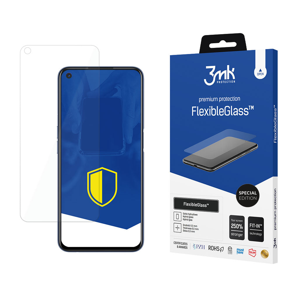 Oppo A72 - 3mk FlexibleGlass™ Speciali laida -- Oppo A72