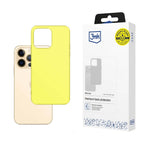 3mk matinis dėklas, skirtas iPhone 13 Pro – geltonas
