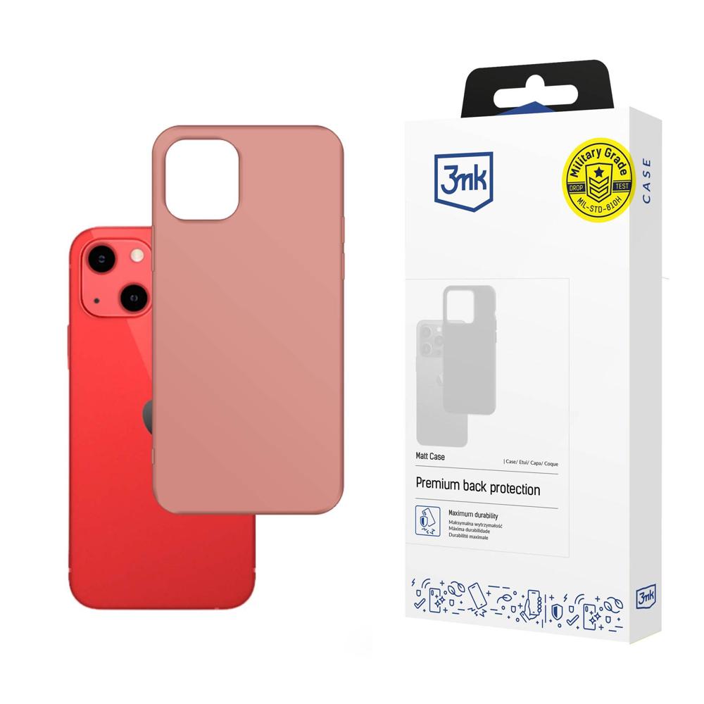3mk Matinis dėklas, skirtas iPhone 13 mini - matinė rožinė