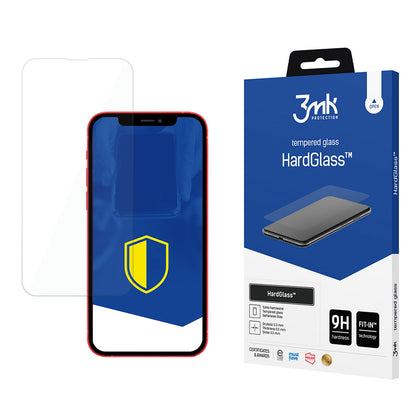 Grūdintas stiklas skirtas iPhone 13 9H iš 3mk HardGlass serijos