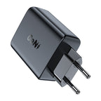 Acefast dviejų jungčių įkroviklis A29 PD50W GaN (USB-C + USB-C) juodas