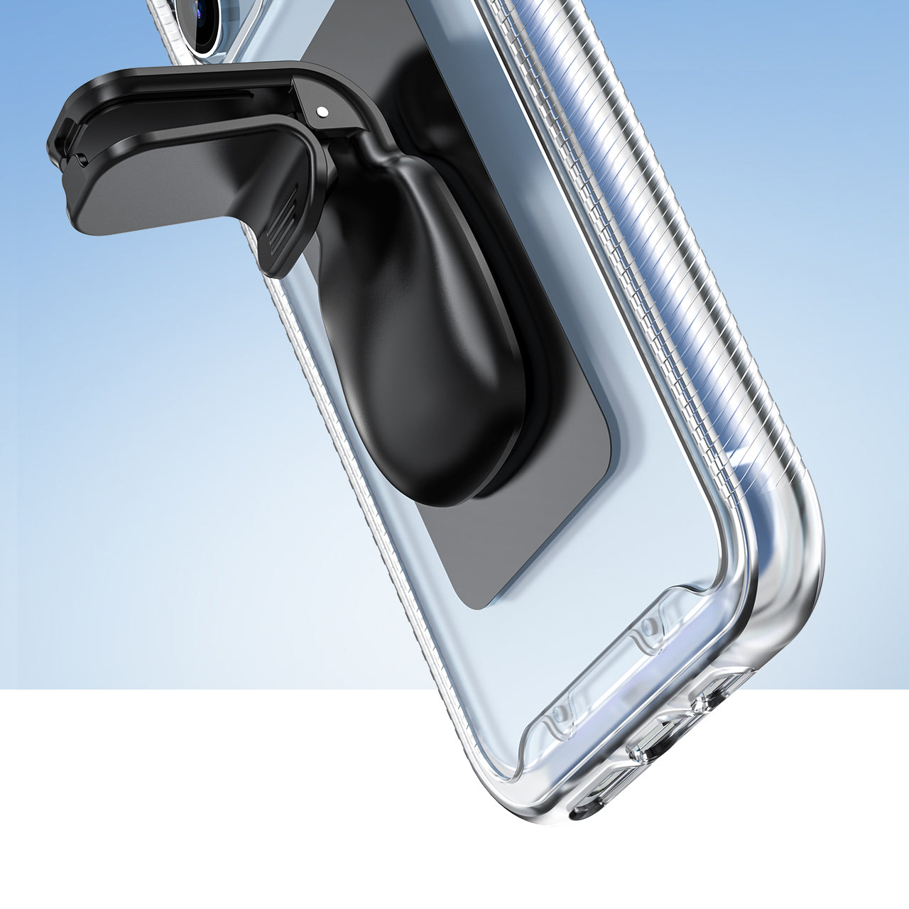 Acefast D16 magnetinis automobilinis ventiliacijos grotelių laikiklis (nereikia MagSafe), pilkas