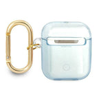 Guess AirPods dėklas su dirželiu – mėlynas