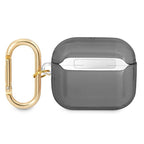 Guess AirPods 3 dėklas su dirželiu – juodas